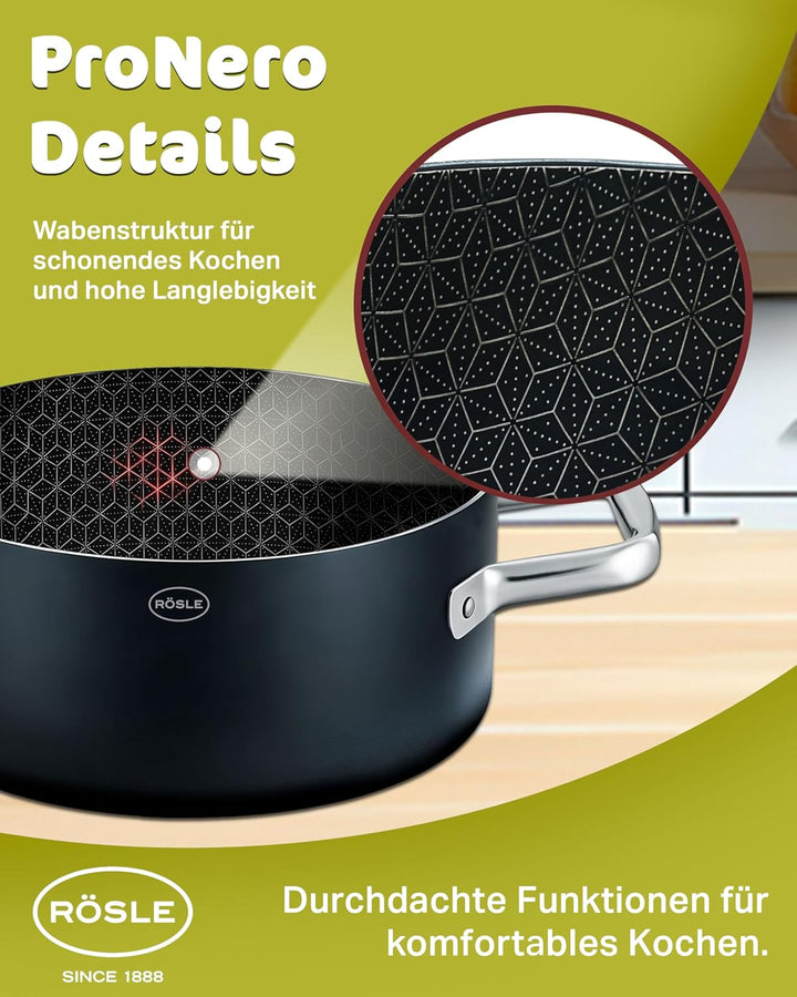 RÖSLE EBONIC ProNero Bratentopf 20cm