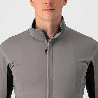 CASTELLI Herren Gabba Ros 2 Jacket XXL NICKEL GRAY/TRAVERTINE GRAY, XXL NICKEL GRAY/TRAVERTINE GRAY