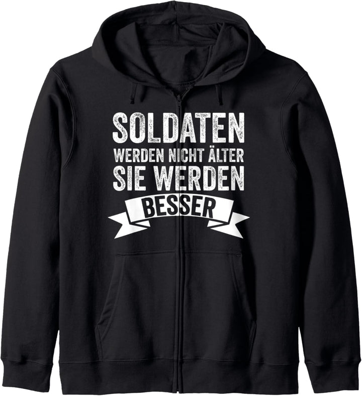 Soldat Oberoffizier Bundeswehr Kapuzenjacke