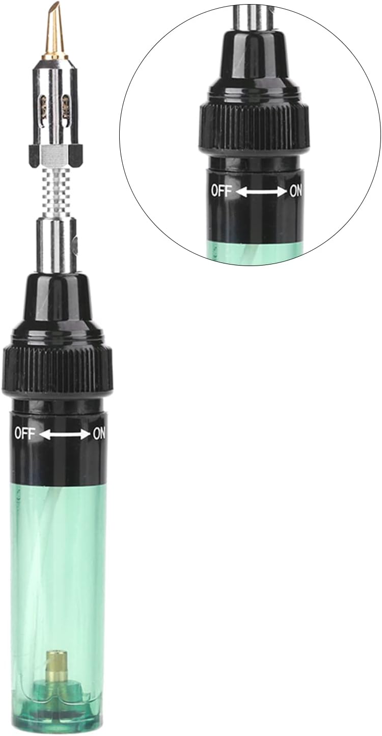 Gaslötkolben Wireless Butane Heater Lötkolben Welding Pen Tool 1300 Green