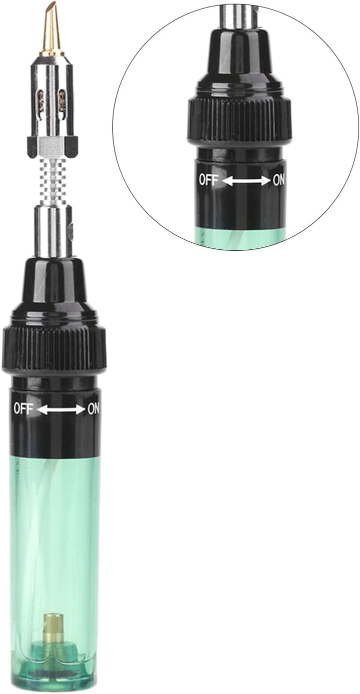 Gaslötkolben Wireless Butane Heater Lötkolben Welding Pen Tool 1300 Green
