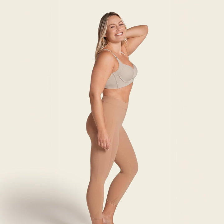 Leonisa Nahtlose Shapewear Hohe Taille Butt Lifting Capri oder Shaper Shorts Oberschenkel Slimmer Gi