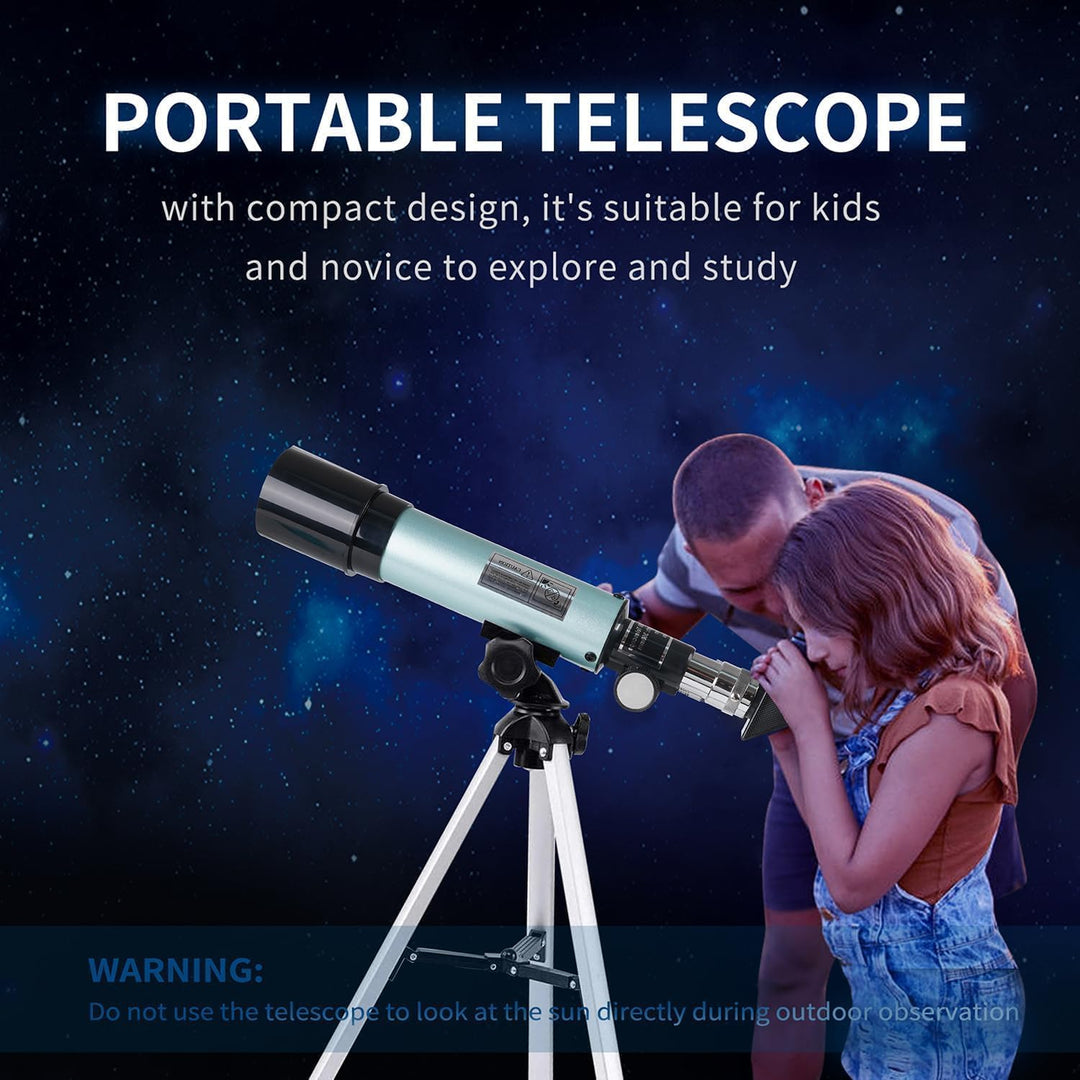 Misilmp Astronomical Telescope, Teleskop für Kinder Zoom 360/50 mm 90X HD Monokulares Weltraumtelesk