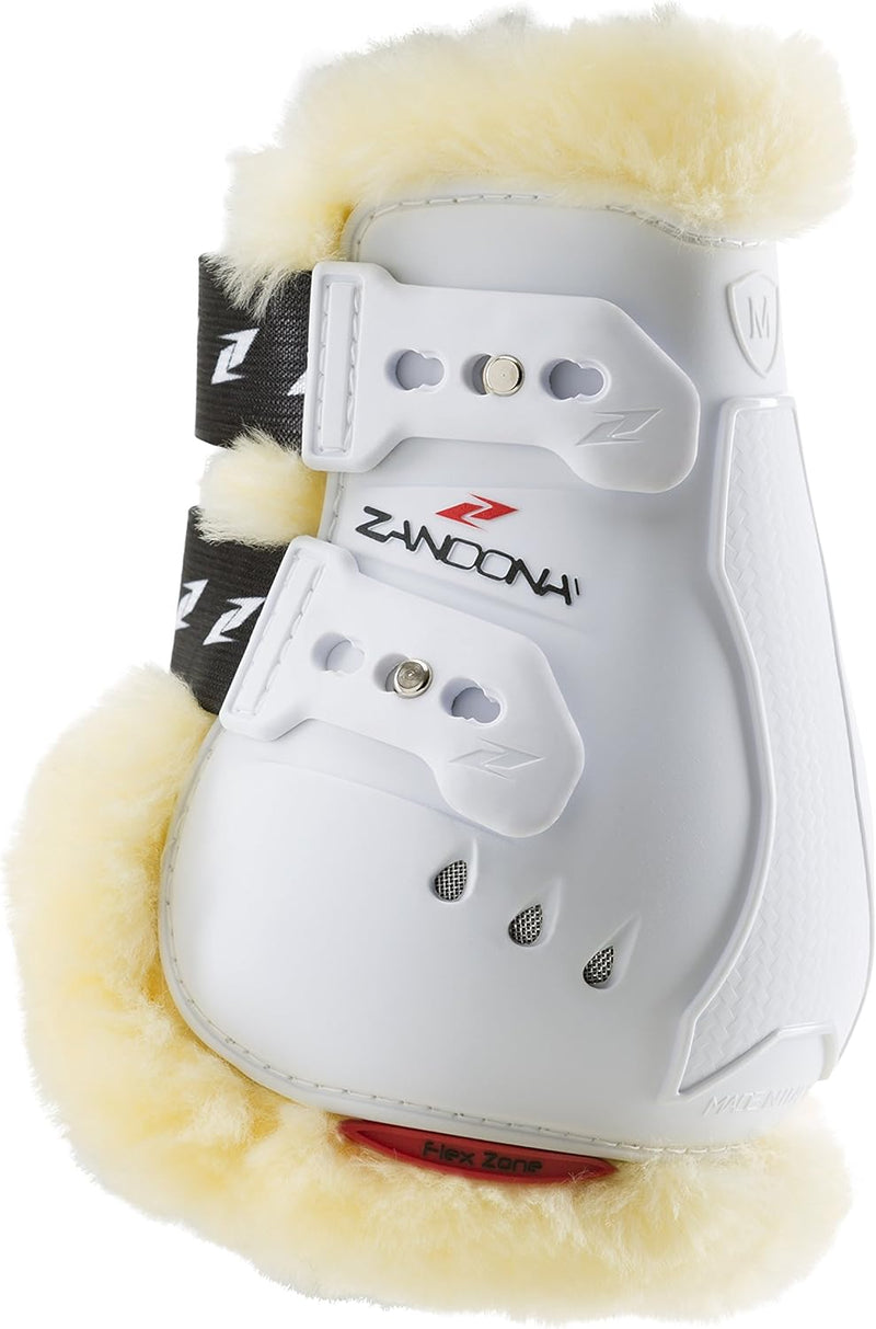 Zandonà E2178 Carbon Air Sensitive + Active Fit Fetlock Gamasche-Schutz des S Weiss, S Weiss