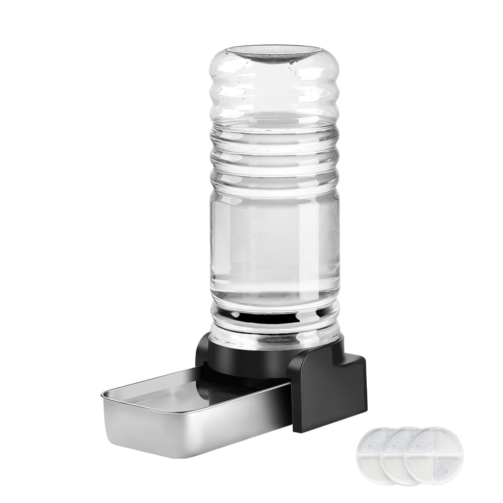 Marchul 8.6L Trinkbrunnen für Hunde und Katzen, Automatischer Trinkbrunnen mit Edelstahl-Wassernapf