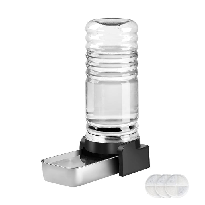 Marchul 8.6L Trinkbrunnen für Hunde und Katzen, Automatischer Trinkbrunnen mit Edelstahl-Wassernapf