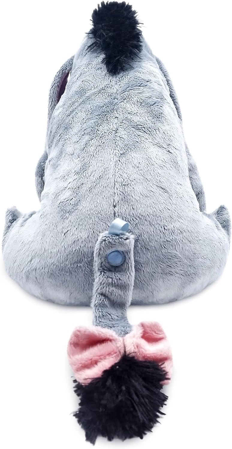 Disney Store Offizielles mittelgrosses I-Aah-Kuscheltier, 18 cm, von Winnie Puuh, Besticktes Kuschel