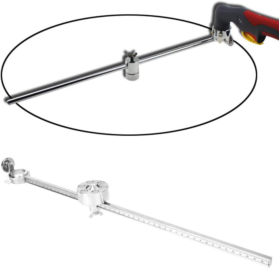 Plasmaschneiderbrenner, einstellbarer Schneidbrenner Kreisführung Rollenradkompass mit Skalenlineal