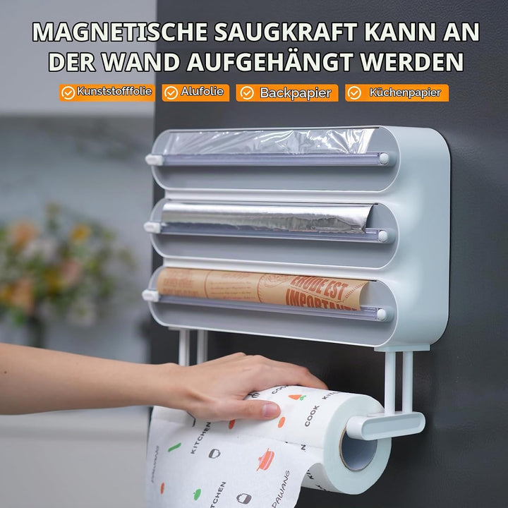 Küchenrollenhalter Wand,Frischhaltefolienspender und alufolie schublade,Alufolienspender und frischh