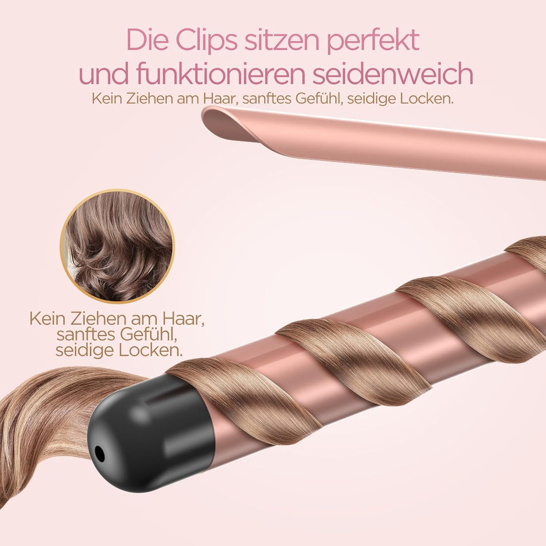 BESTOPE PRO Lockenstab 32mm Grosse Locken, Schnelle Heizung Lockenstäbe Extra Lang, Multi-Temperatur