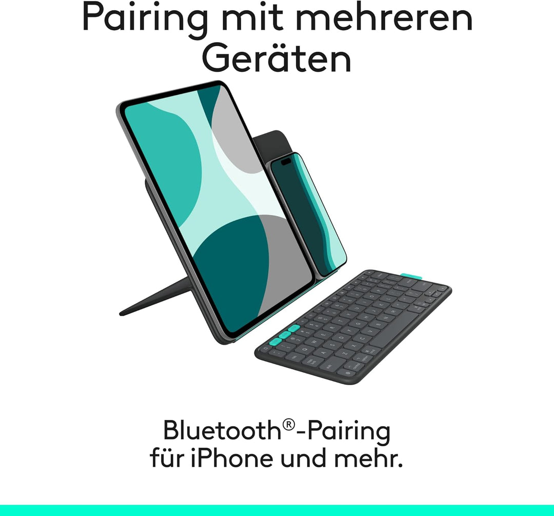 Logitech Flip Folio, Tastatur-Case für iPad Pro 11 Zoll (M4 & M5) und iPad Air 11 Zoll (M2 und M3) (