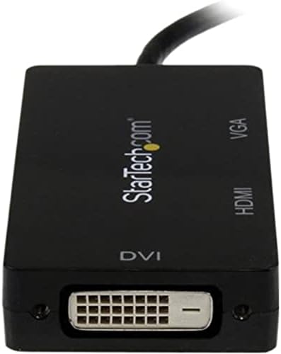 StarTech.com Mini DisplayPort Adapter (1920x1200/1080p, Reiseadapter, mDP auf VGA, HDMI oder DVI, 3-