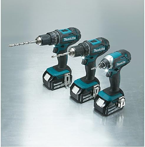 Makita DDF482RMJ Akku-Bohrschrauber 2x18V 4Ah Li-ion + koffer Makpac