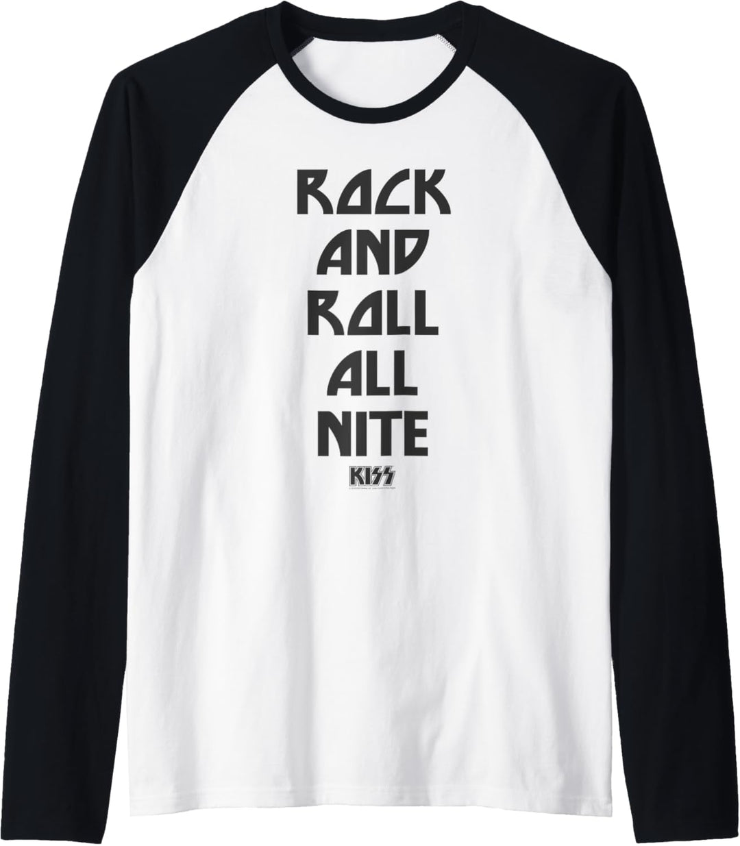 Kiss – Rock And Roll All Nite Lyric Raglan