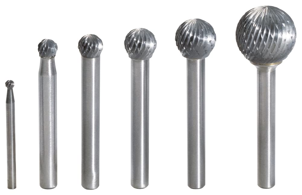 KS Tools 515.3286 HM Kugel-Frässtift Form D, 16mm 16 mm, 16 mm