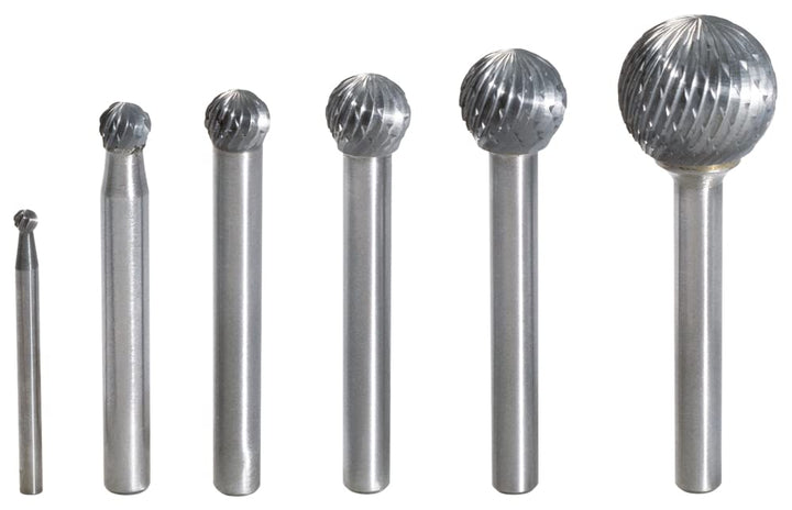 KS Tools 515.3286 HM Kugel-Frässtift Form D, 16mm 16 mm, 16 mm