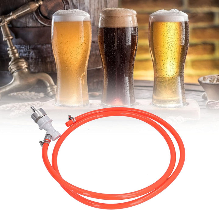 Ball Lock Line Assembly, 1,7 M Ball Lock Beer Line Assembly mit 5/16 Zoll Karbonisierungskappe Bierf