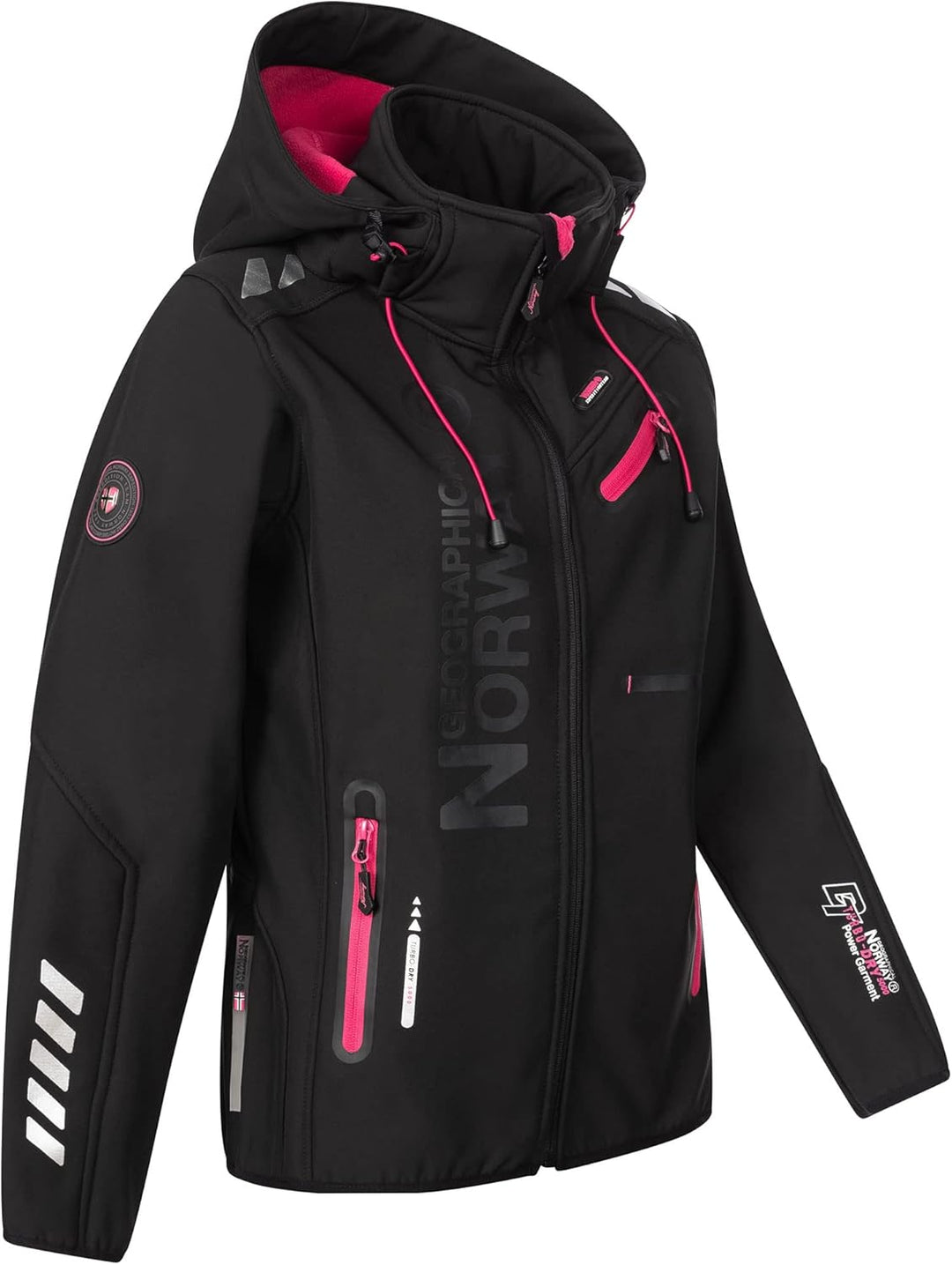 Geographical Norway Damen Softshell Funktions Outdoor Regen Jacke IMS Edition Sport wasserabweisend