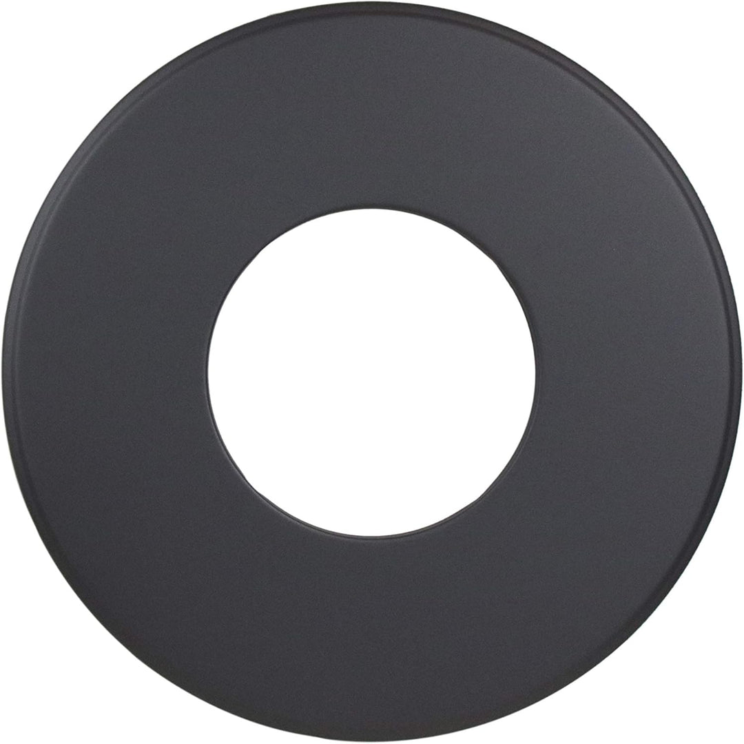 LANZZAS Ofenrohr Wand-Rosette mit 90 mm Rand - Durchmesser Ø 180 mm - Farbe: gussgrau | Rauchrohr Ab
