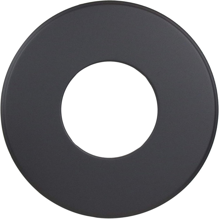 LANZZAS Ofenrohr Wand-Rosette mit 90 mm Rand - für den Durchmesser Ø 150 mm - Farbe: gussgrau - Rauc