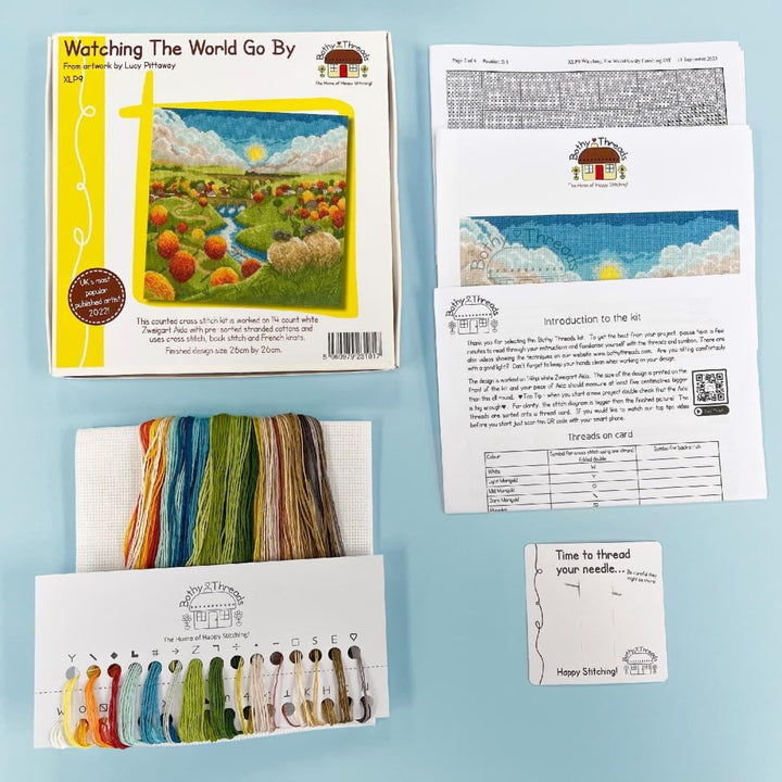 Bothy Threads The Home Of Happy Stitching Bothy Threads Kreuzstich-Set, Motiv ''Watching The World G