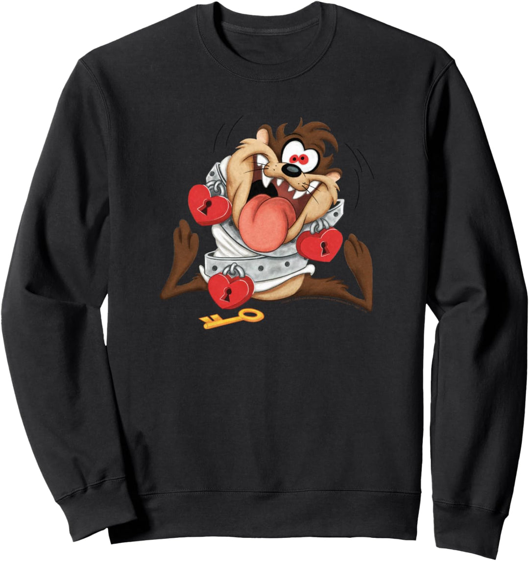 Valentinstag Looney Tunes Taz Valentine's Day Madly In Love Sweatshirt