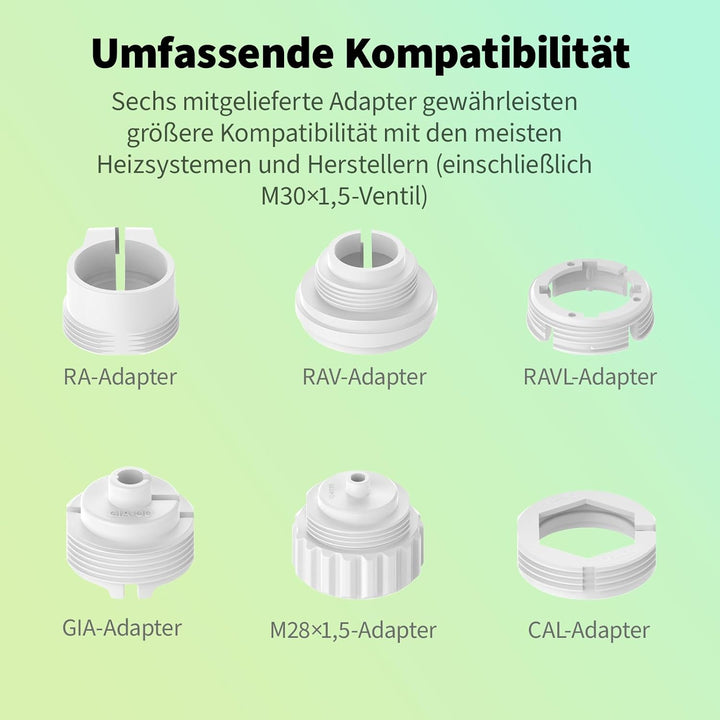 Aqara Smartes Heizkörperthermostat W600(Verbesserte Version), Zigbee/Thread Thermostat, Energiespare