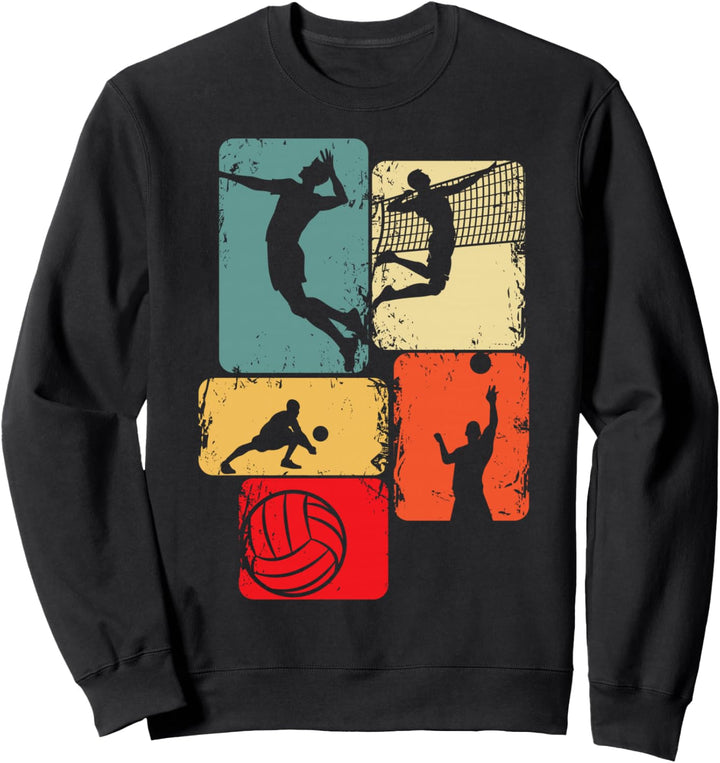 Volleyballer Volleyball Männer Kinder Jungen Sweatshirt