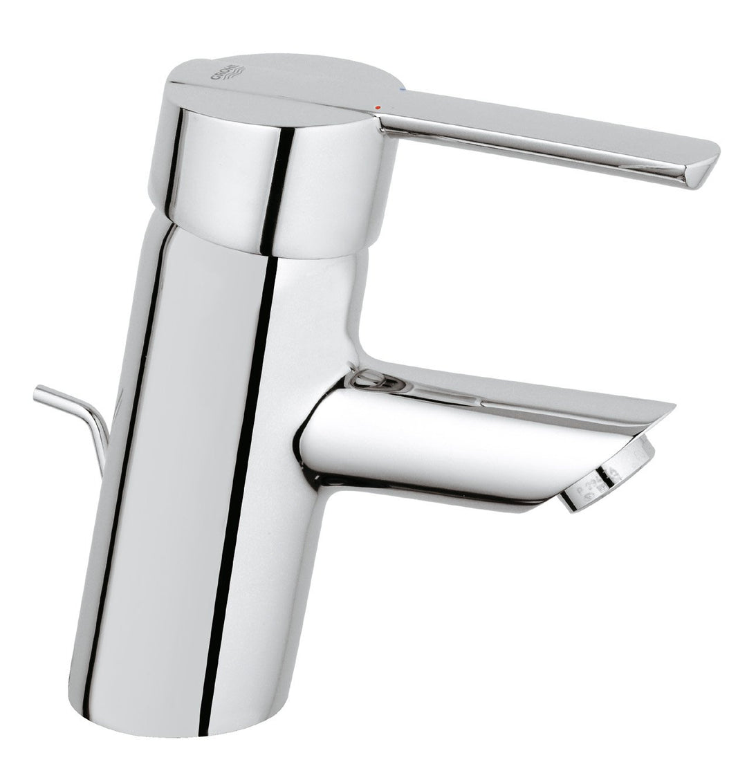 GROHE Feel - Einhand-Waschtischbatterie (S-Size, einstellbare Mengenbegrenzung, Schnellbefestigungss