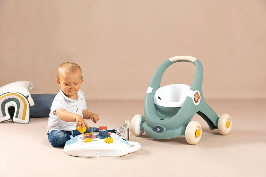 Smoby Toys - Little Smoby Lauflernwagen ab 1 Jahr - 3-in-1-Lauflernhilfe mit Laufwagen, Activity-Boa