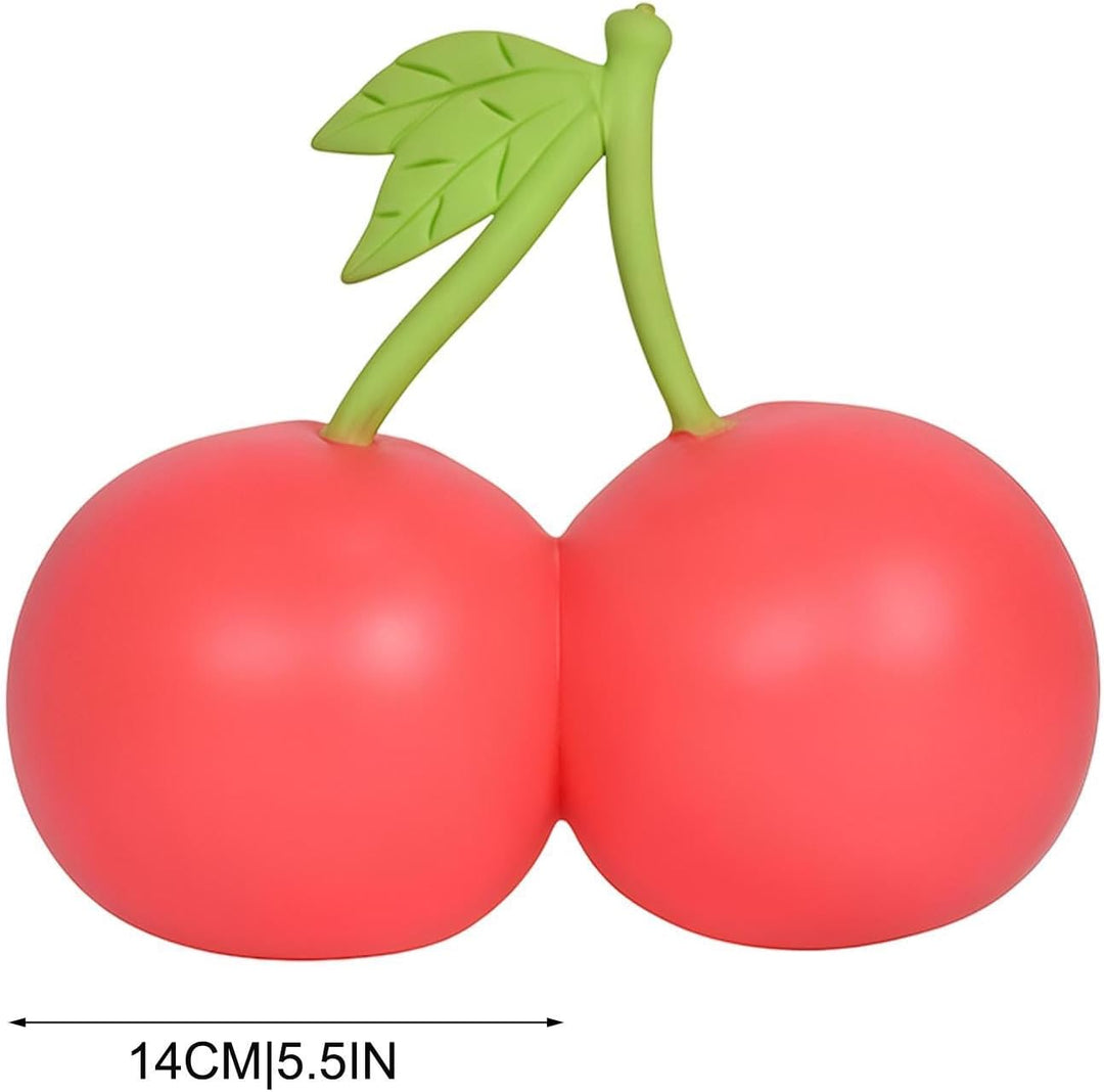 Cherry Squeeze Ball, 5.5 Zoll Kirschen Quetschball, Riesige Kirschen Zum Stressabbau, Zappelspielzeu