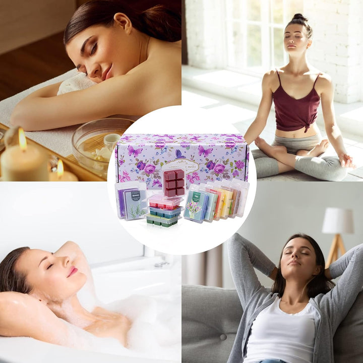 Duftwachswürfel, 12PCS Duftwachs Für Duftlampe, Sojawachs Duftkerze Für Hochzeiten, Duftwachs Wax Me