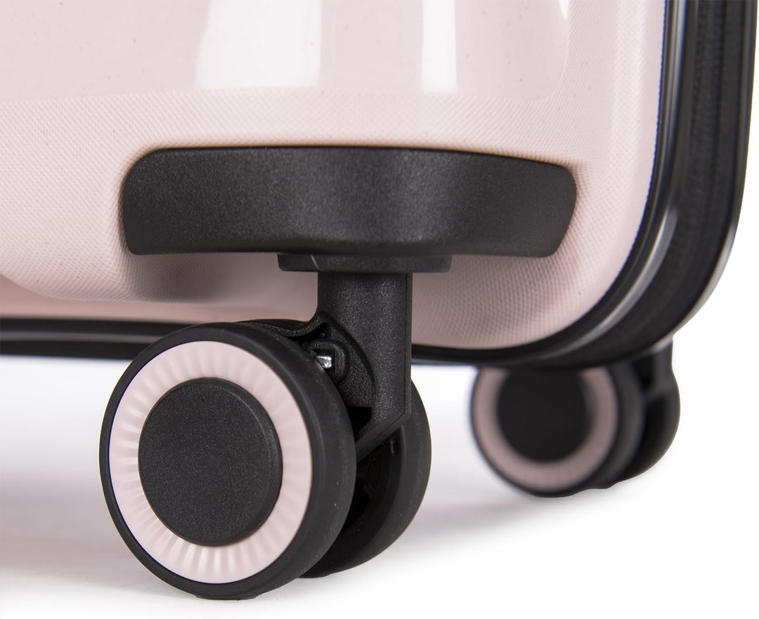 Stratic Straw + Hartschalen-Koffer Trolley Handgepäck Koffer klein Reisekoffer, nachhaltig, 4 Rollen