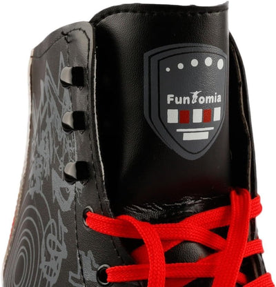 Rollschuhe/Discoroller in Grössen 30-44 - Rollerskates Disco Roller Skate Indoor Outdoor 34 schwarz/