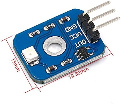 2 Stück UV-Ultraviolett-Sensormodul 200-370 nm UV-Detektionswellenlänge