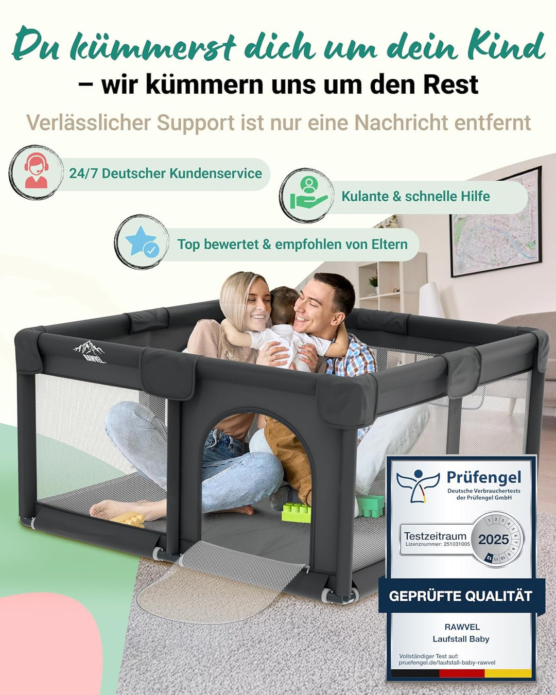 Laufstall Baby Fence – [NEU 2025] – Laufgitter Baby Laufstall Playpen Kind, Laufgitter &amp; Ställe, Kin