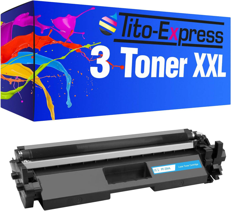 Tito-Express 3 Toner XXL MIT CHIP kompatibel mit HP CF294A | geeignet für HP Laserjet Pro M118DW MFP