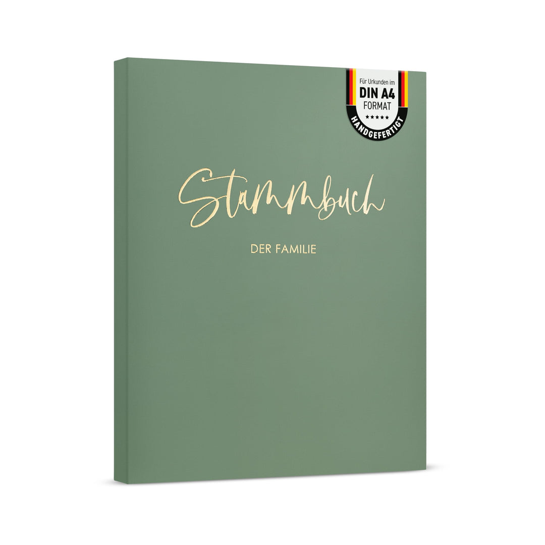 Stammbuch zur Hochzeit Standesamt - Stammbuch der Familie - Familienstammbuch inkl. 5 Seiten mit Reg