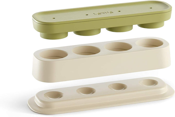 Lékué Veggie Balls mold. vegetarische Gemüsebällchen in Form von kleinen Bällchen, Grün