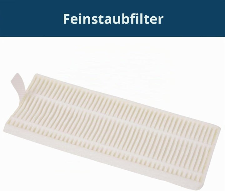 Rowenta ZR720002 Watch, Resin, Schwarz Seitenbürsten und Allergy Care Roboter Filter Serie 40, Seite