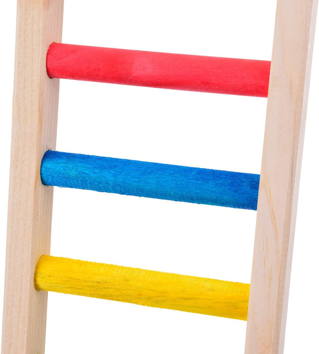 HappyBird | Holzleiter für Papageien - 120 cm | XXL Kletterleiter, Vogelleiter