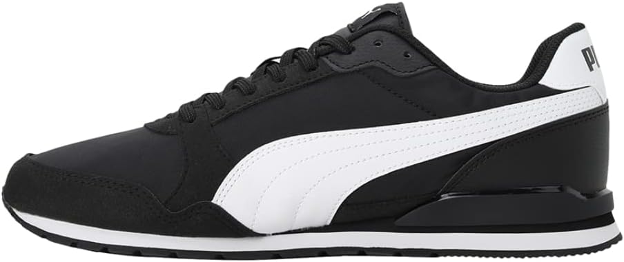 PUMA Men's St Runner Adult NlSneaker 37 EU V3 Black White, 37 EU V3 Black White