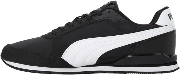 PUMA Men's St Runner Adult NlSneaker 37 EU V3 Black White, 37 EU V3 Black White