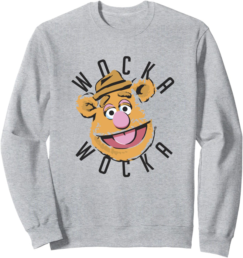 Disney Die Muppets Fozzie Bear Wocka Wocka Big Face Sweatshirt