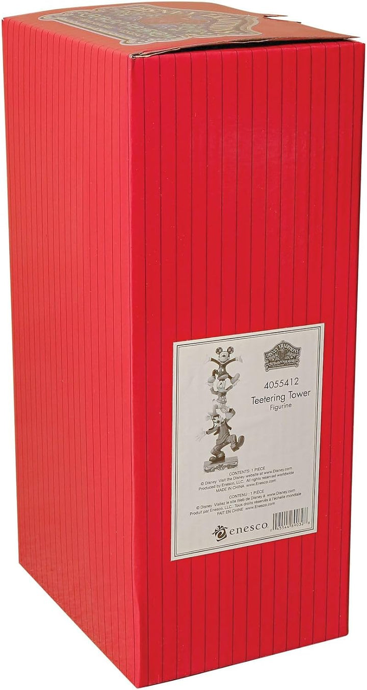 Enesco Disney Tradition 4055412 Figur Teetering Tower, Goofy, Donald Duck & Mickey Mouse, Harz, Mehr