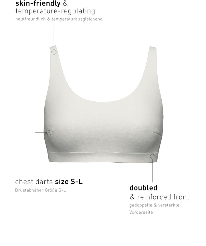 CALIDA Damen Natural Skin Bustier 32-34 Star White, 32-34 Star White