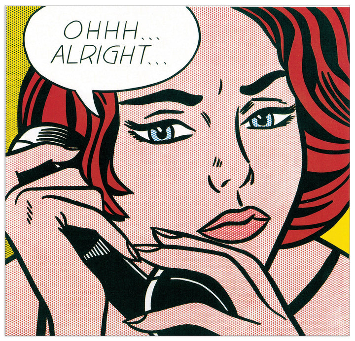 Artopweb TW18463 Lichtenstein-Ohhh Alright 1964 Dekorative Paneele, Multifarbiert, 24x24 Cm