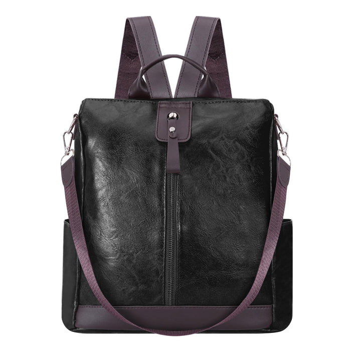 HUA ANGEL Elegant Anti Diebstahl Rucksack Damen Klein Cityrucksack Wasserdicht Leder Handtaschen Ruc