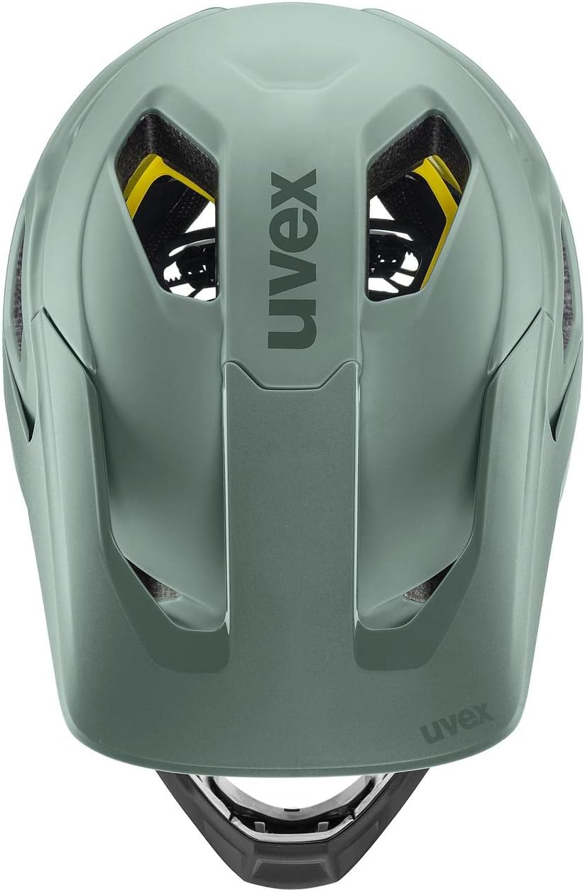 Uvex Revolt MIPS DH Fahrrad Helm matt grün/schwarz 2023 57-61 cm, 57-61 cm