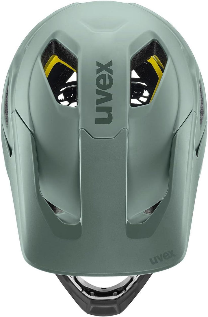 Uvex Revolt MIPS DH Fahrrad Helm matt grün/schwarz 2023 57-61 cm, 57-61 cm